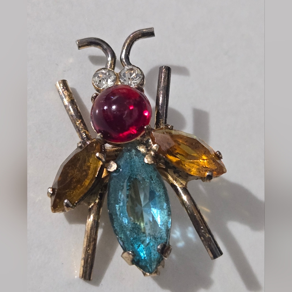 VINTAGE 1940's CORO STERLING BROOCH PIN